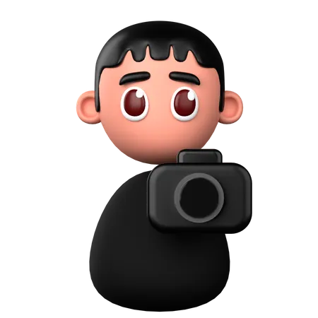 Photographer  3D Icon