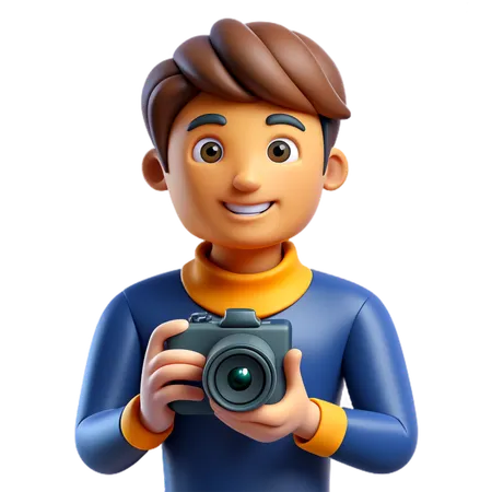 Photographer  3D Icon