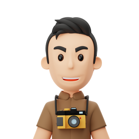 Photographer  3D Icon