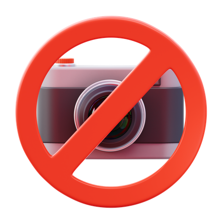 Photographing Is Prohibited  3D Icon
