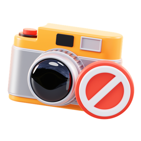 Photographing Is Prohibited  3D Icon