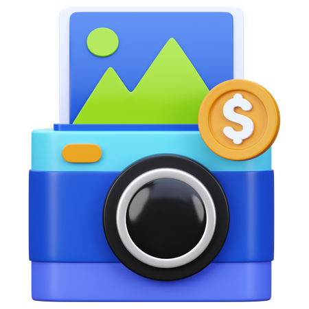 Photography  3D Icon
