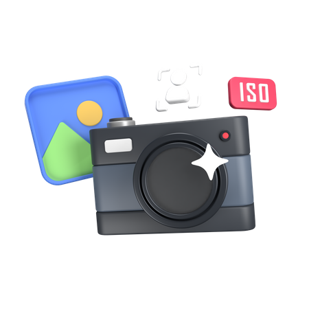 Photography  3D Icon