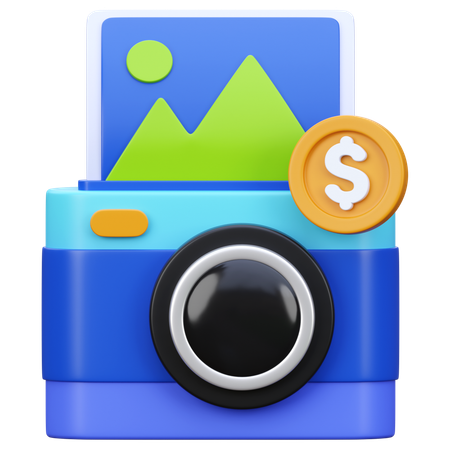 Photography  3D Icon