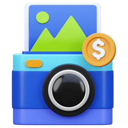 Photography  3D Icon