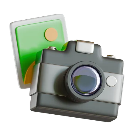 Photography  3D Icon