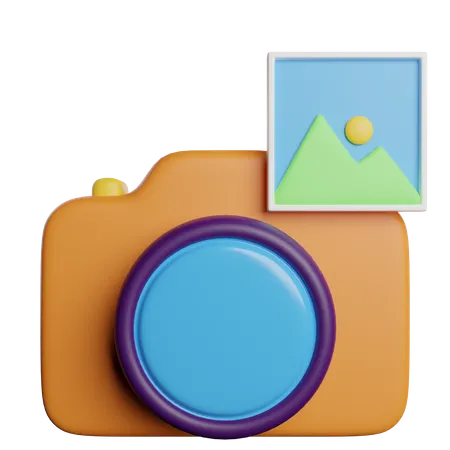 Photography  3D Icon