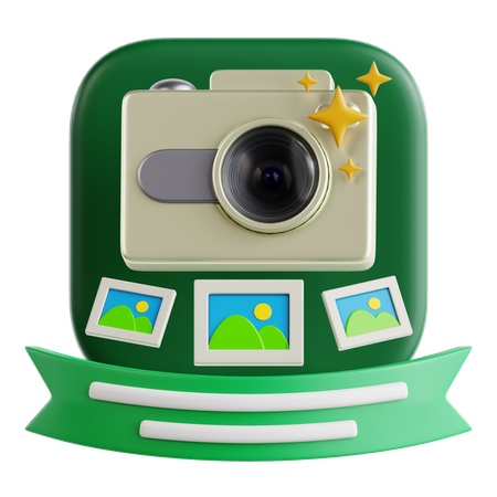 Photography Club  3D Icon