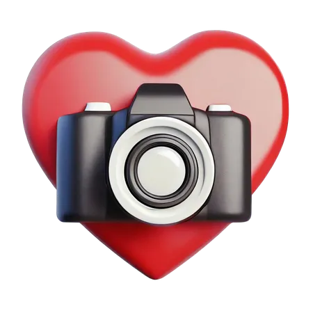 Photography Love  3D Icon