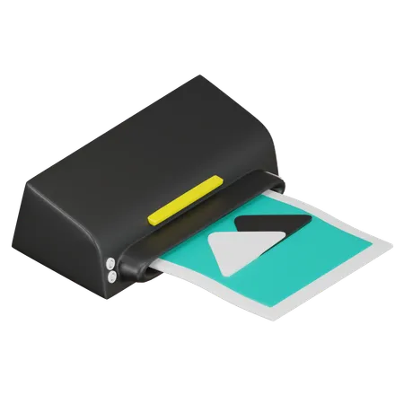 Photography Printer  3D Icon