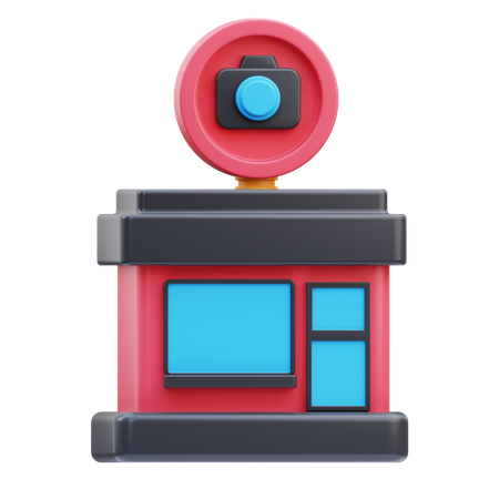 Photography Studio  3D Icon