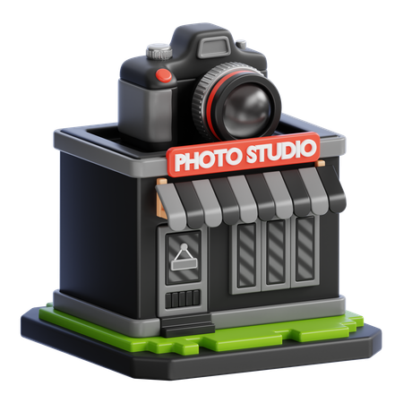 PHOTOGRAPHY STUDIO BUILDING  3D Icon