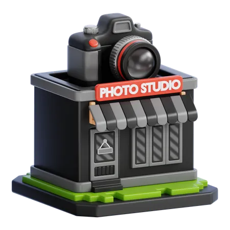 PHOTOGRAPHY STUDIO BUILDING  3D Icon