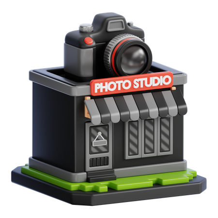 PHOTOGRAPHY STUDIO BUILDING  3D Icon