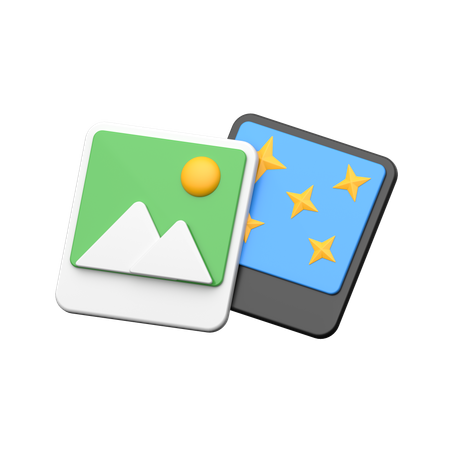 Photos  3D Icon