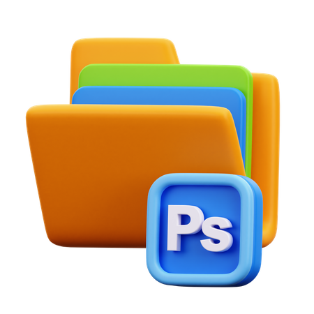 Photoshop-Ordner  3D Icon