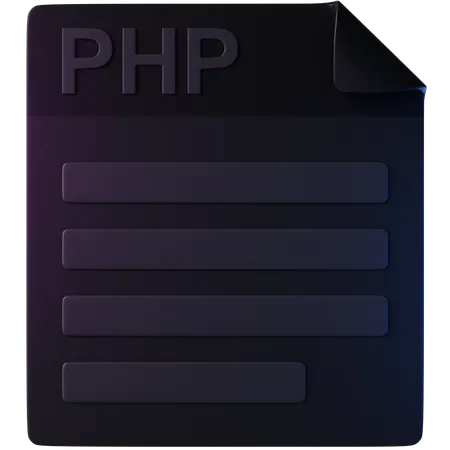 Php  3D Icon