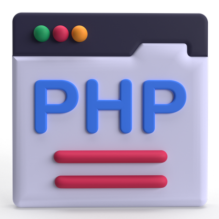 PHP  3D Icon