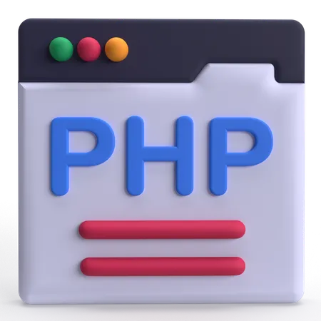 PHP  3D Icon