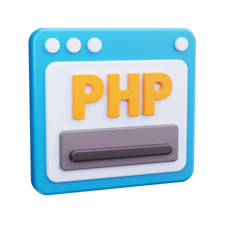 Php Code  3D Icon