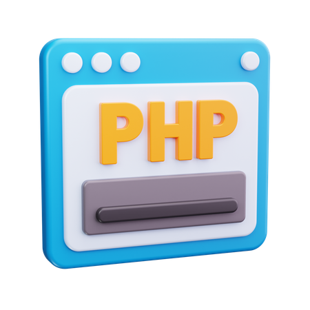 Php Code  3D Icon