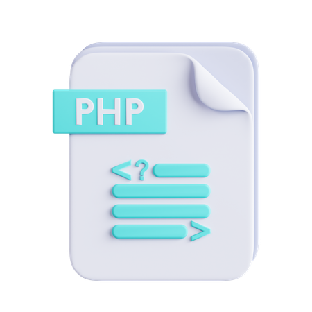 PHP-Datei  3D Icon