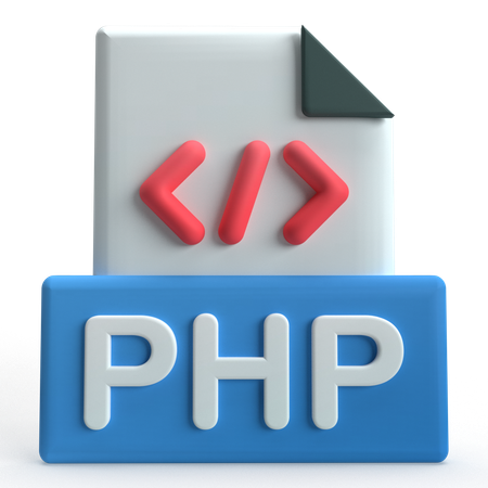 PHP-Datei  3D Icon