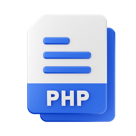 PHP-Datei  3D Icon