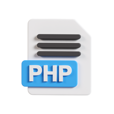 PHP-Datei  3D Icon
