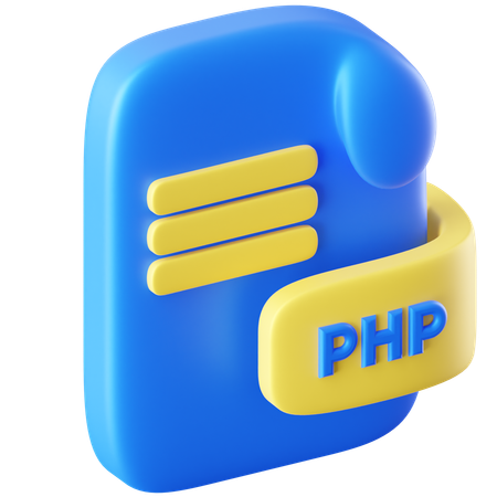 Documento php  3D Icon
