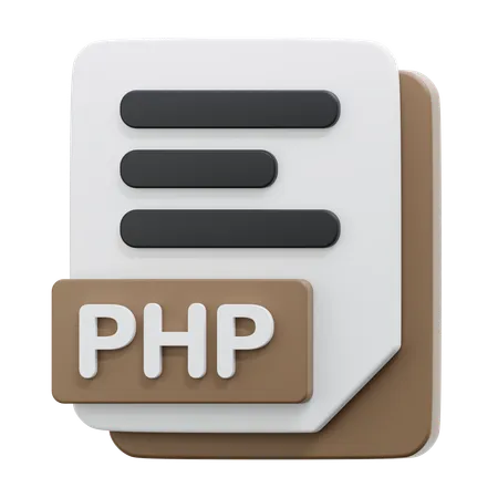 PHP FILE  3D Icon