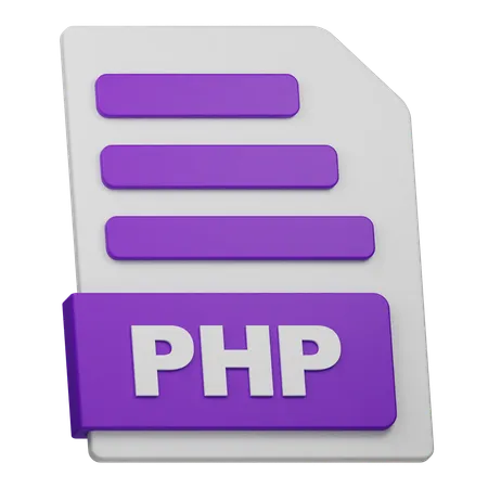 PHP File  3D Icon