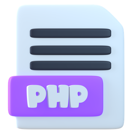 PHP File  3D Icon