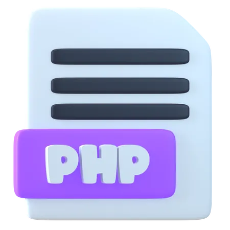 PHP File  3D Icon