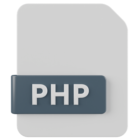PHP File 3D Icon