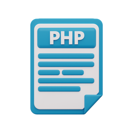 Php file  3D Icon