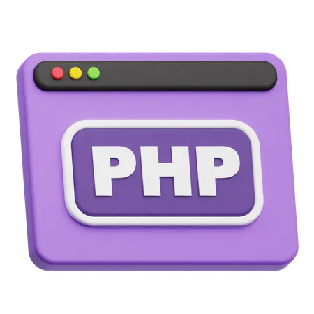 Site web php  3D Icon