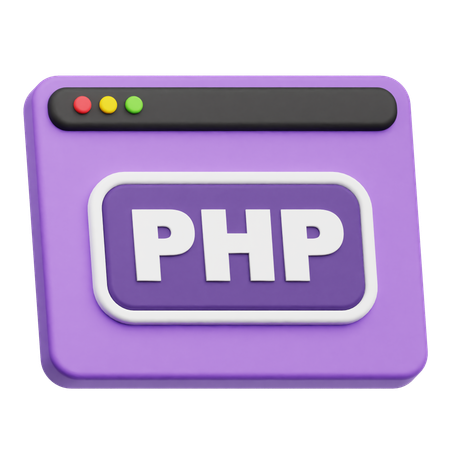 Php Website  3D Icon