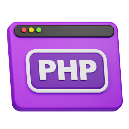 PHP Website  3D Icon