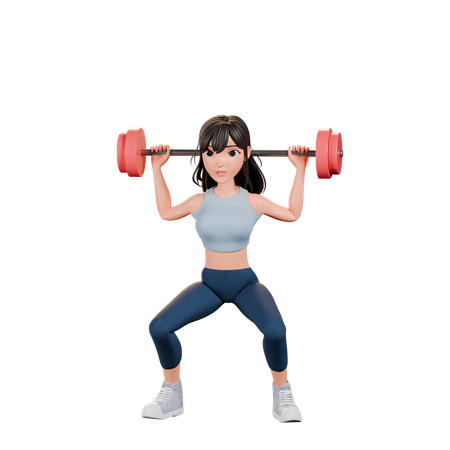 Physical Fitness Athletic Training  3D Illustration