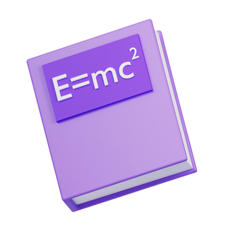 物理学の本  3D Icon