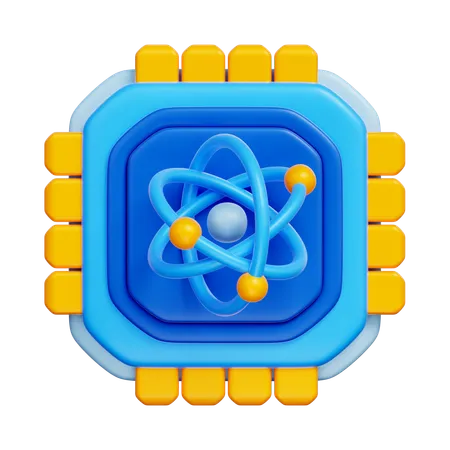 Physics Quantum  3D Icon