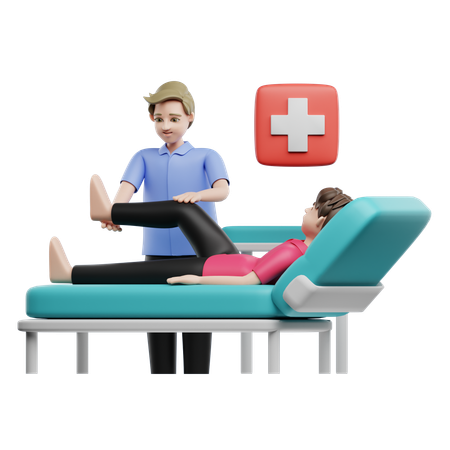 Physiotherapie  3D Icon