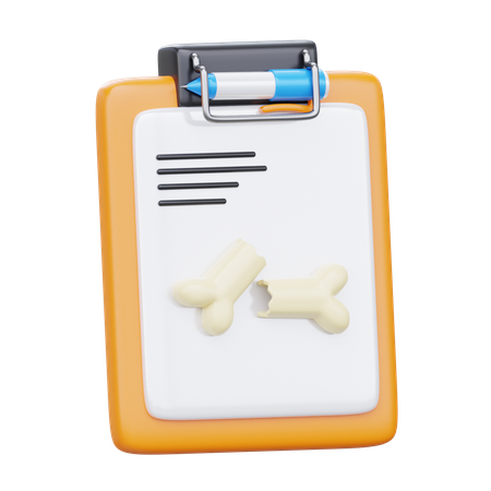Physiotherapy Clipboard  3D Icon
