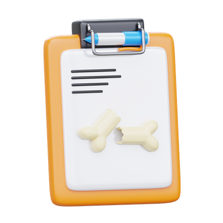Physiotherapy Clipboard  3D Icon
