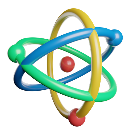 La physique  3D Icon