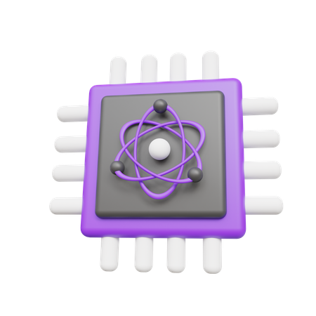 Physique quantique  3D Icon