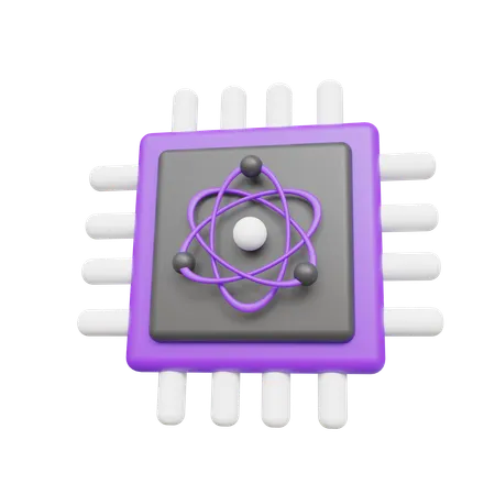 Physique quantique  3D Icon