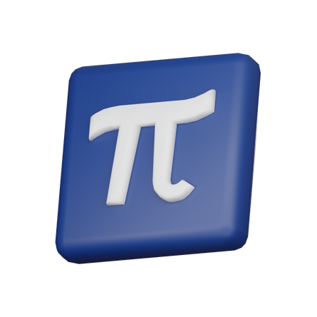 Pi  3D Icon