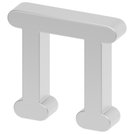 Pi  3D Icon